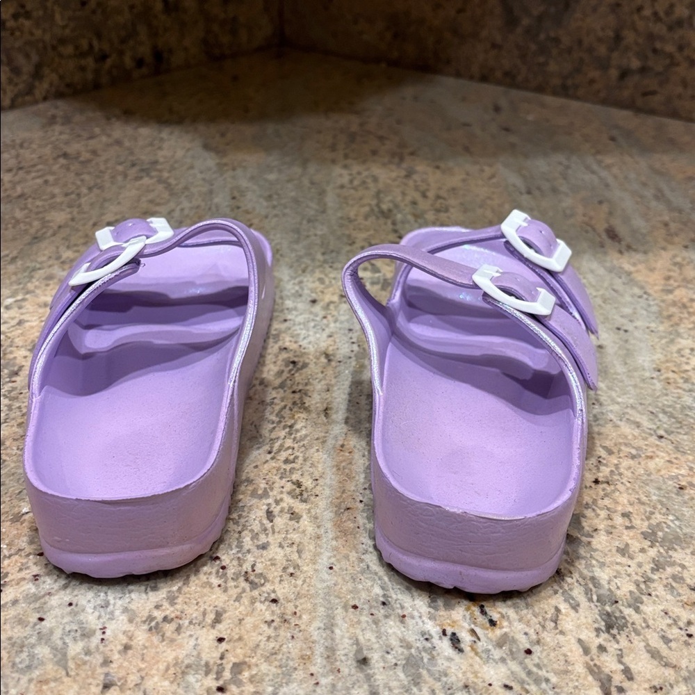 Womans Purple Sandals - Picture 11 of 11
